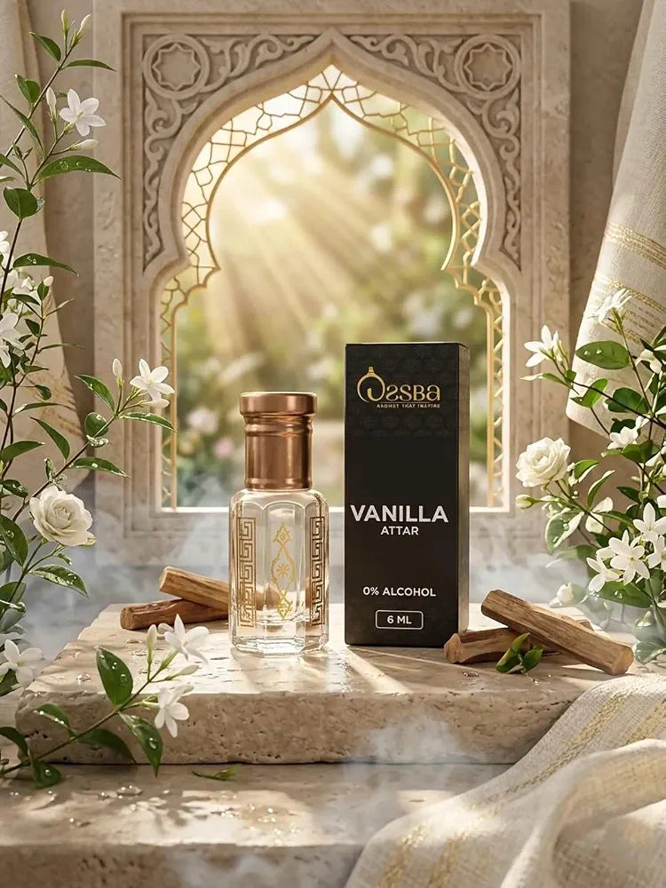 Vanilla Attar Perfume Oil for Men & Women | Sweet & Long Lasting Fragrance | 0% Alcohol | 6 ML