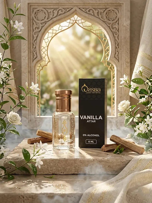 Vanilla Attar Perfume Oil for Men & Women | Sweet & Long Lasting Fragrance | 0% Alcohol | 6 ML