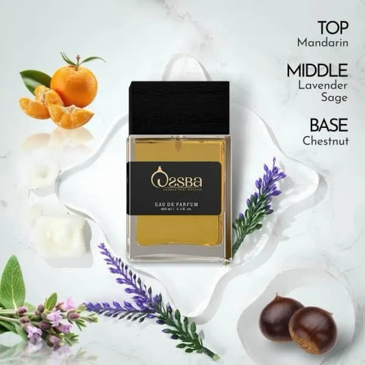 Fleuris Unisex Perfume for Men and Women | 100ml Sweet Fresh Vanilla Perfume | Long- Lasting Eau De Parfume with the Mandarin, Lavender, Chestnut and Vanilla | Best Premium Scent for Parties, Date Nights and Special Occasions